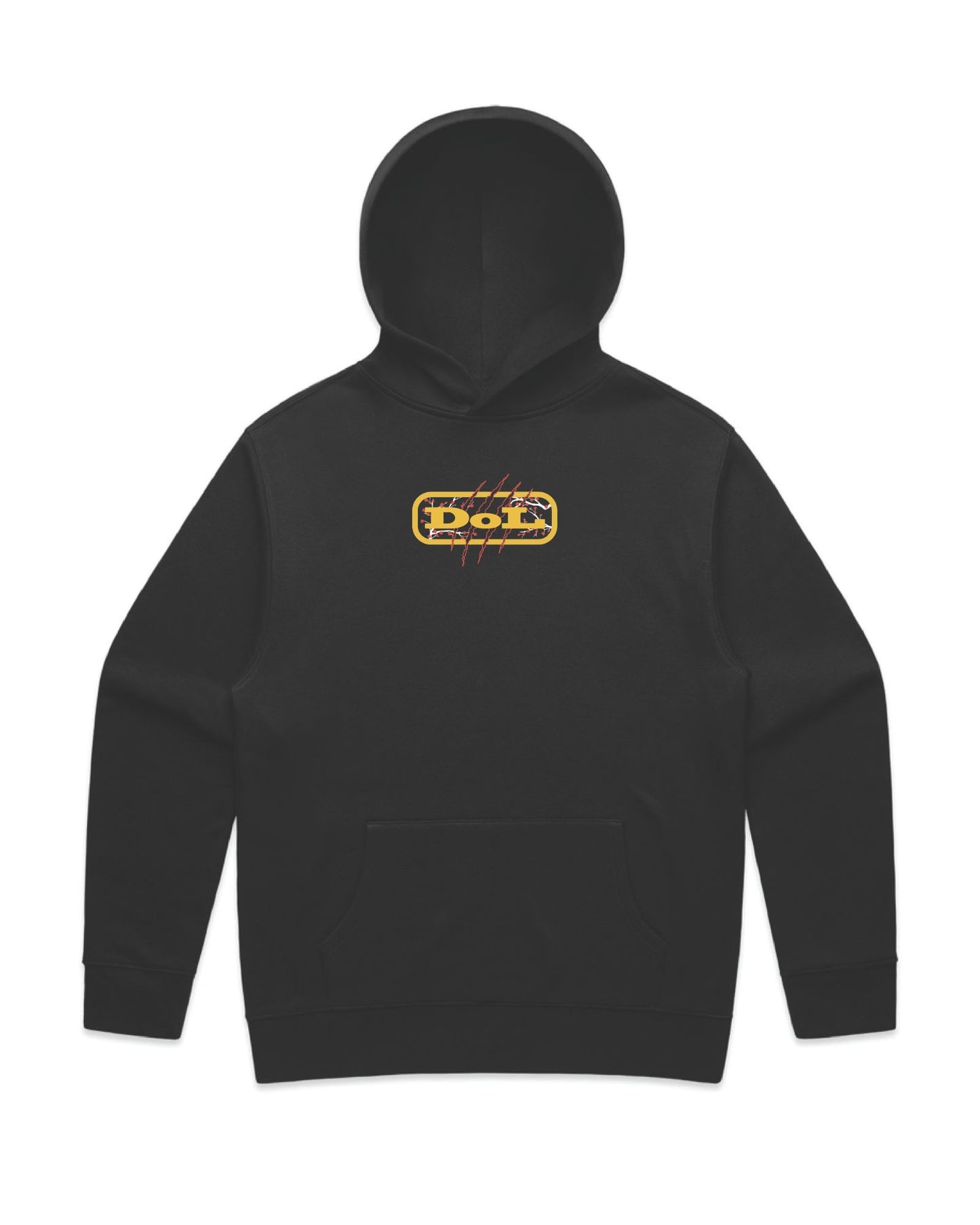 Tiger Style Graphic Hoodie - Black